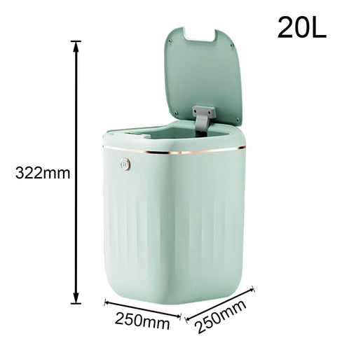 Cubo De Basura Inteligente Con Sensor De Movimiento Para