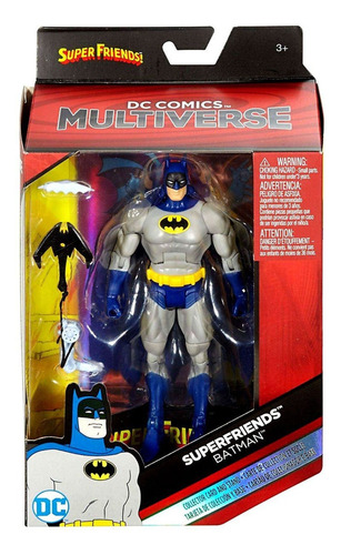 Imagen 1 de 5 de Dc Multiverse Mattel Superfriends Superamigos Batman