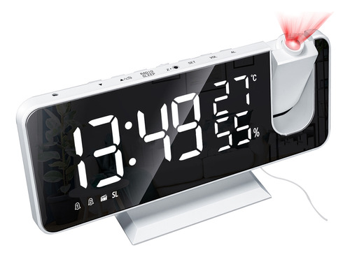 Reloj Despertador Con Proyección Digital Para Sala De Estar
