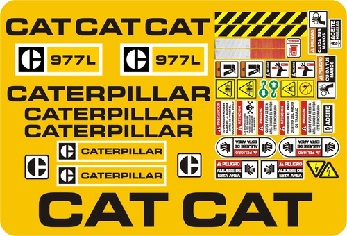 Calcomanías Caterpillar 977l Standar