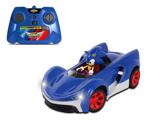 Nkok Rc Sonic Ssas R2 Auto Con Luces, Azul (614)