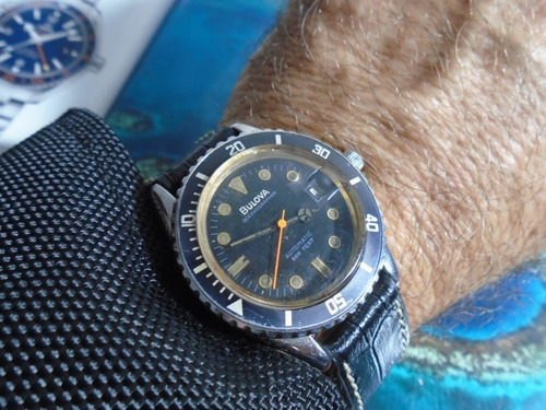 Bulova Oceanographer Automatic Diver Black Dial 666 Feet