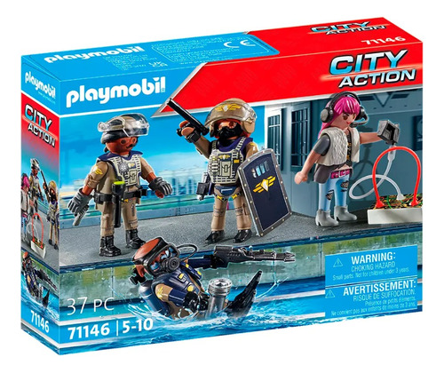 Playmobile Set Figuras Fuerzas Especiales 37pcs Febo