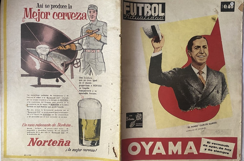 Fútbol Actualidad 423, Julio 1958, Gardel 32 Pag, Ez4