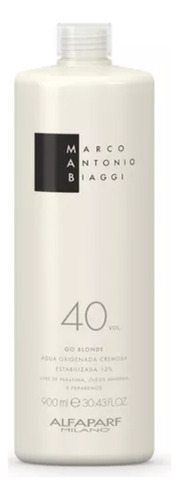 Agua Oxigenada Mab Alfaparf 900ml Sua Tom 40 Volumes
