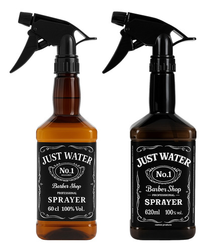 Kit 2 Borrifador Pulverizador 620ml P\ Limpeza Alcool Cabelo