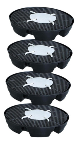 4 Platillos Autorriego Para Plantas, Resistentes, Para Base