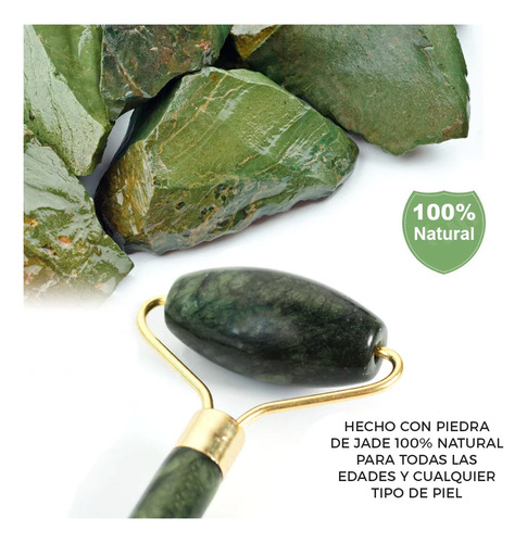 Set De Cuidado Facial Diler 3pzs Con Rodillo Para Masaje Piedra Gua Sha Y Espátula De Silicón Color Morado 2 En 1 Reutilizable Fácil De Usar Y Apto Para Todo Tipo De Piel Ideal Para Skincare Diario