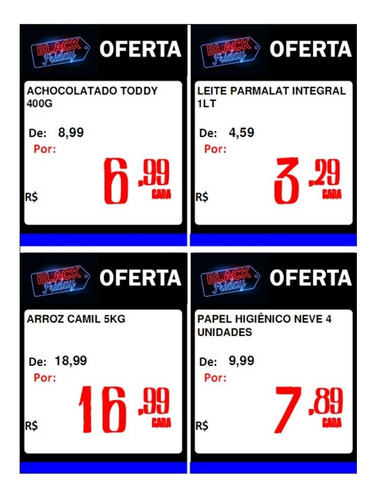 Sistema De Cartaz De Oferta E Promoções No Formato A4
