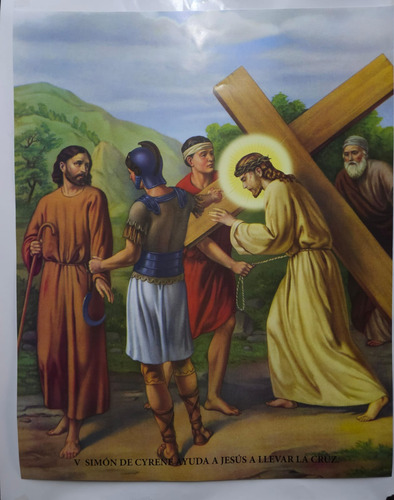Poster Decorativo Viacrucis 10 Juegos 40x50