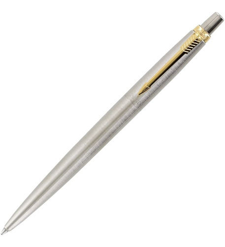 Lapicera Boligrafo Parker Jotter Acero C/dorado