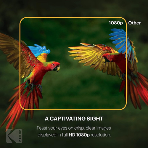 Kodak Flik Hd9 Proyector Inteligente Con Android Tv Color Negro