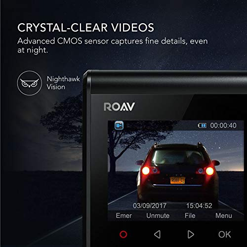Roav Dash Cam C1 Grabadora Sensor Sony Exmor Lcd 1080p Fhd