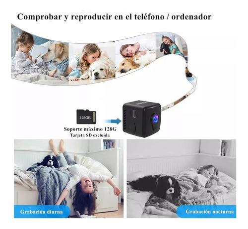 // Nuevo Mini Camara Espia 1080p Wifi Con Bateria Recargable