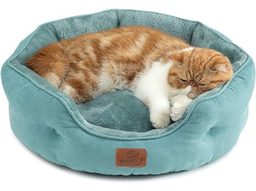 Bedsure - Cama Lavable Para Perros Y Gatos Pequeños Color Azul Claro Diseño Pequeña