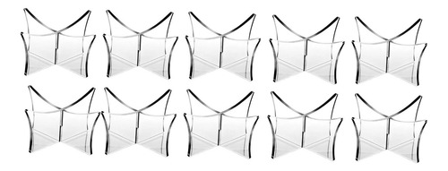 Cubo De Soporte De Baloncesto Acrílico 10x Ensamble El