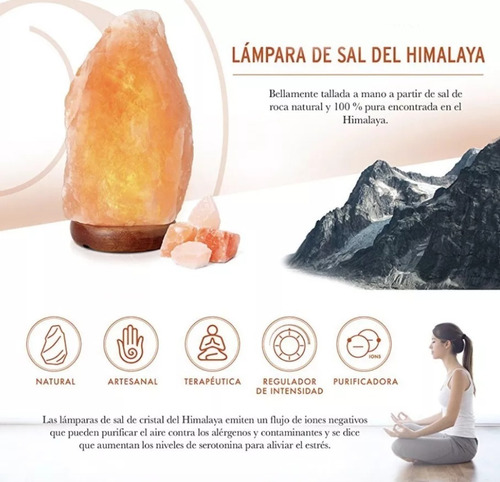 Lámparas De Sal Del Himalaya Calidad 2 - 3kg Originales.