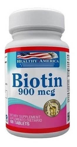 Biotina 900mcg 100 Caplets - Unidad a $360