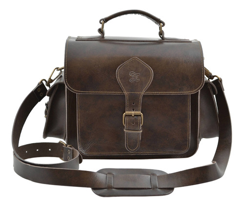 Grafea England Leather Camera Bag (regular Size, Brown)