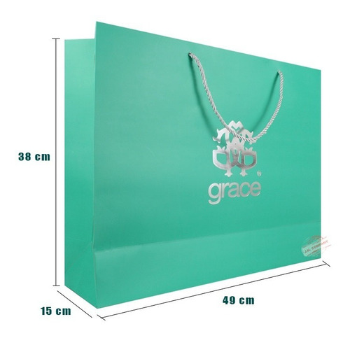 Imagen 3 de 6 de Bolsa De Regalo Grande Tipo Boutique Grace Individual