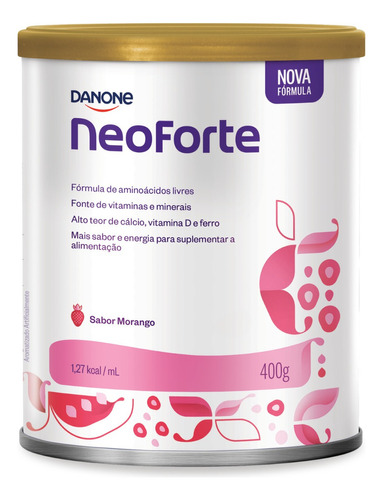 Suplemento Alimentar Infantil Neoforte Morango 400g Danone