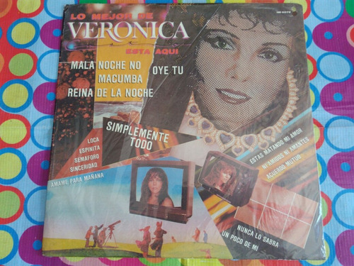 Veronica Castro Lp Lo Mejor Esta Aqui 1989 R