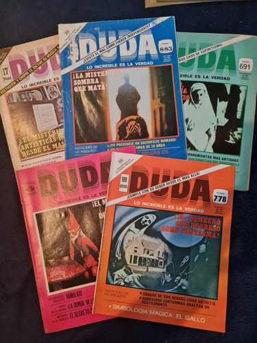 Fantasmas 5 Revistas Duda