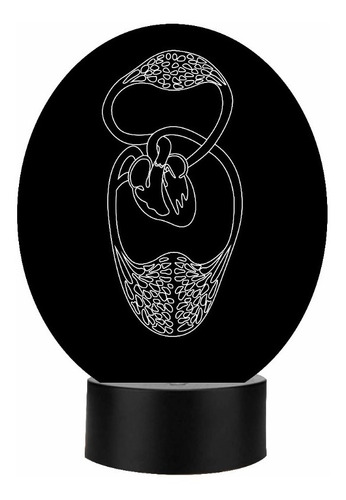 Lámpara Decorativa Led 3d Médico Angiólogo  Regalo Art12839