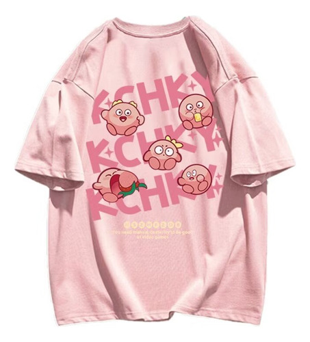 Camiseta Con Estampado Creativo Kirby Graffiti Funny Fashion