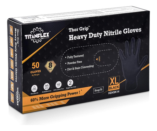 Guantes Industriales De Nitrilo Texturados, 50 Pares, En ...