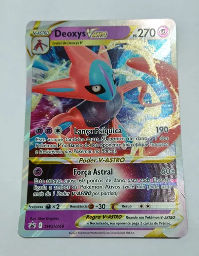 Carta Pokémon Deoxys Vastro - Grande Jumbo