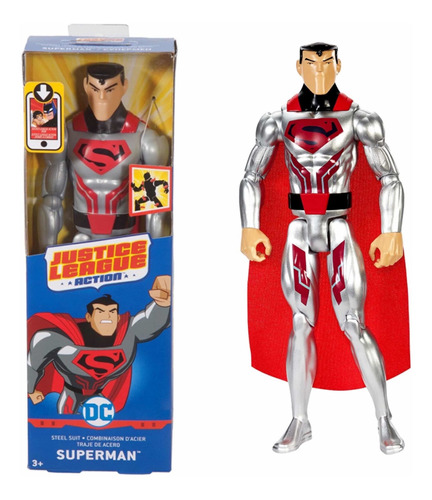 Muñeco Superman Liga De La Justicia 30 Cms Original Mattel