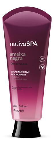 Loção Nutritiva Corporal Nativa Spa Ameixa Negra 200ml Ameixa Negra