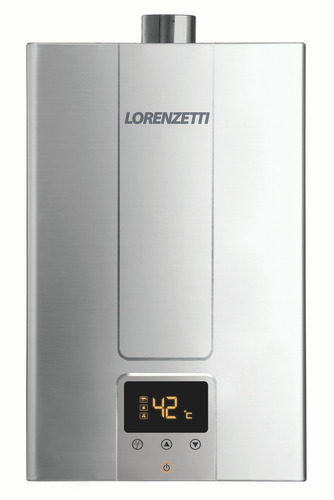 Aquecedor A Gás Lorenzetti Lz 2000 De-i Gn Cor Prateado 127V/220V