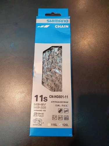 Imagen 3 de 6 de Cadena Shimano Hg601 11v 126links.