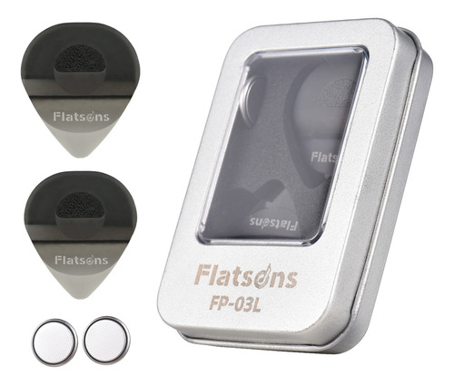 Flatsons Fp-03l 2pcs Palhetas Luminosas Led Com Caixa De Arm