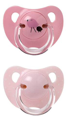 Chupon Anat. Silicon 6-18m Vintage 2pz Rosa Suavinex Período de edad 6-18 meses