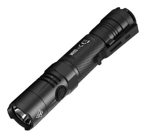 Lanterna de mão tática Nitecore Mh10 V2 1200 lúmens, cor: preto, branco, cor da luz