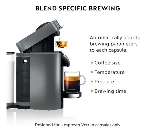 Cafetera Y Cafetera Nespresso Vertuo Plus De De'longhi