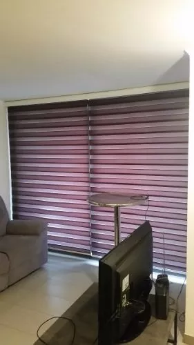 Cortinas roller duo zebra motorizadas eléctricas