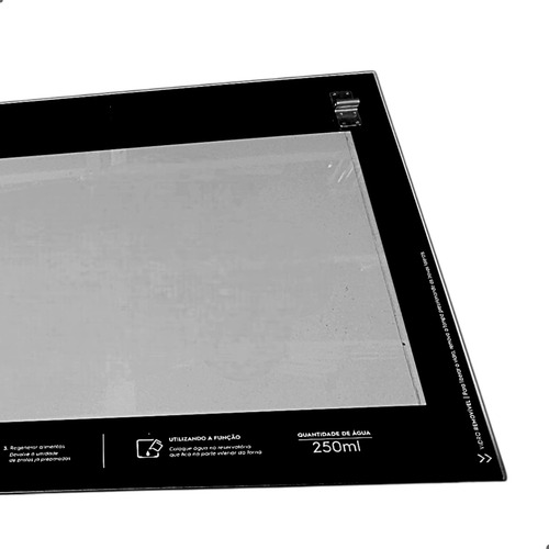 Vidro Interno Porta Grande Fogão Electrolux Fe5cp Fe5ec Cor Preto