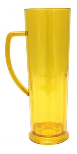 Vaso Cervecero De 21 Onzas Diseño Elegante Color Amarillo