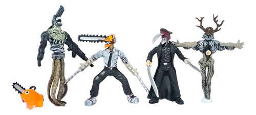 Juguete 5 Figuras De Accion Denji Chainsaw Man Pochita