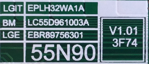 Driver Lg Ebr89756301 3pcr02666a Modelo 55nano90una.buswljr (Usado)