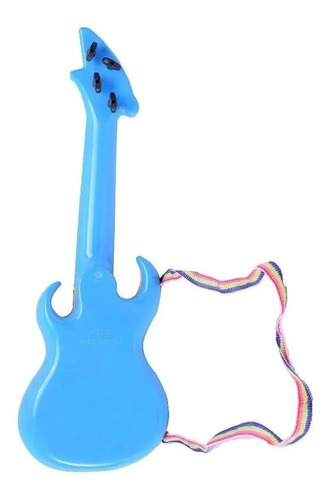 Guitarra Infantil Rockera Musical Con Pua El Duende Azul