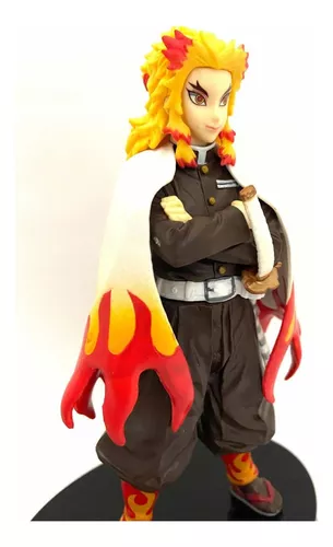 Action Figure Demon Slayer - Rengoku (Hashira do Fogo) Anime