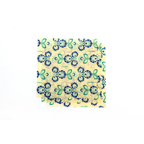 Imagen 3 de 5 de Envoltorios Reutilizables Envuelbee Pack 3 Medium Folk Azul