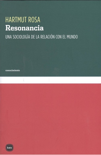 Libro Resonancia - Rosa, Hartmut