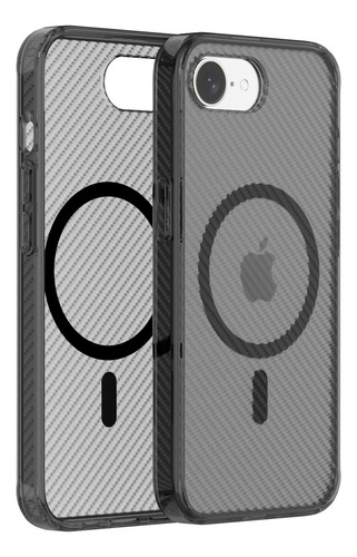 Funda Con Textura De Fibra De Carbono Para iPhone 16 E