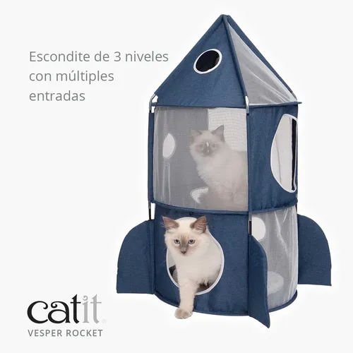 Puerta tipo tunel para gatos